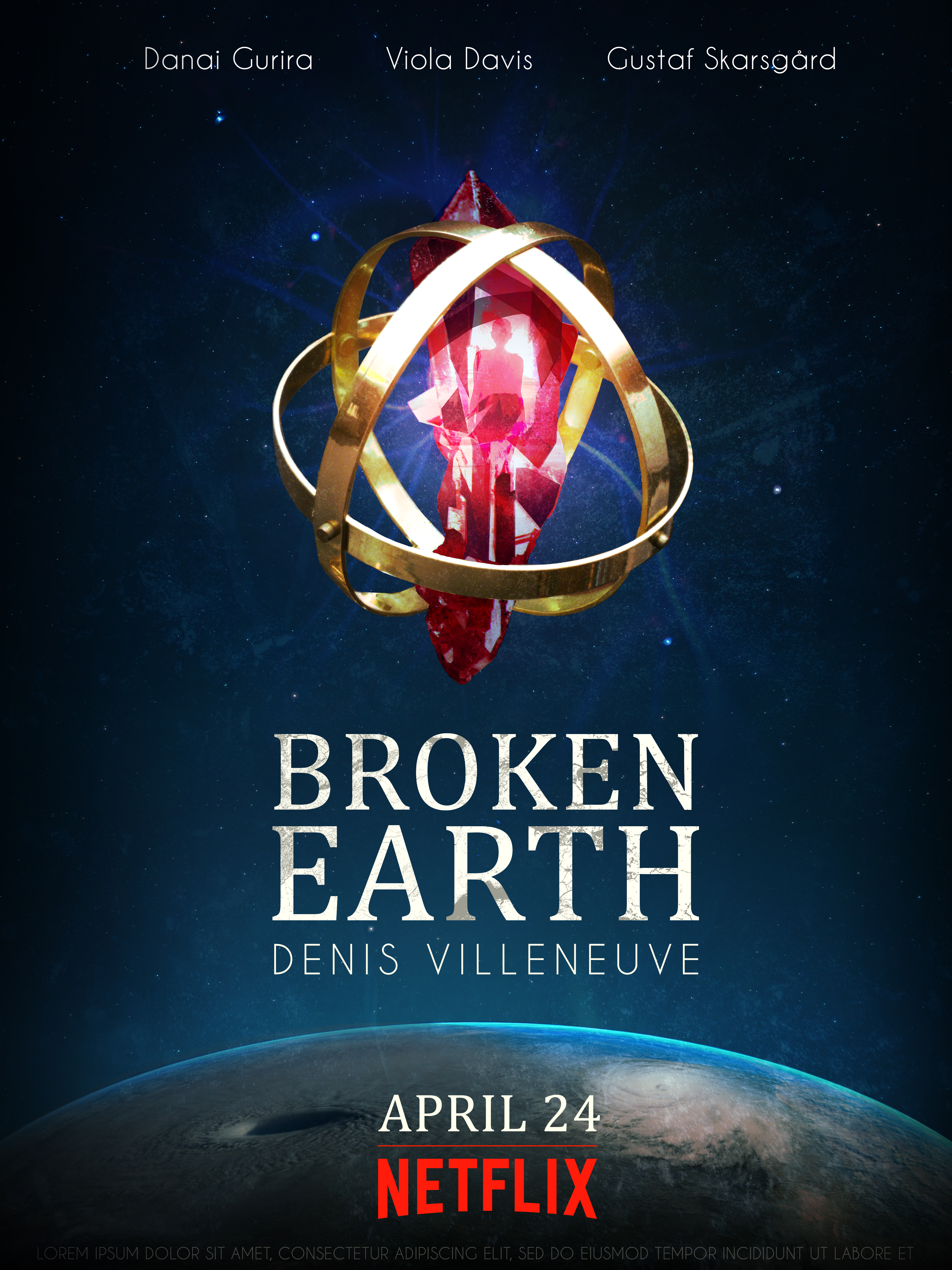 broken earth fictional tv show poster