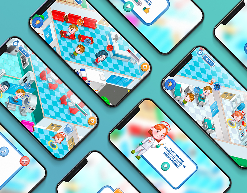 design game mobile tablet hospital chu