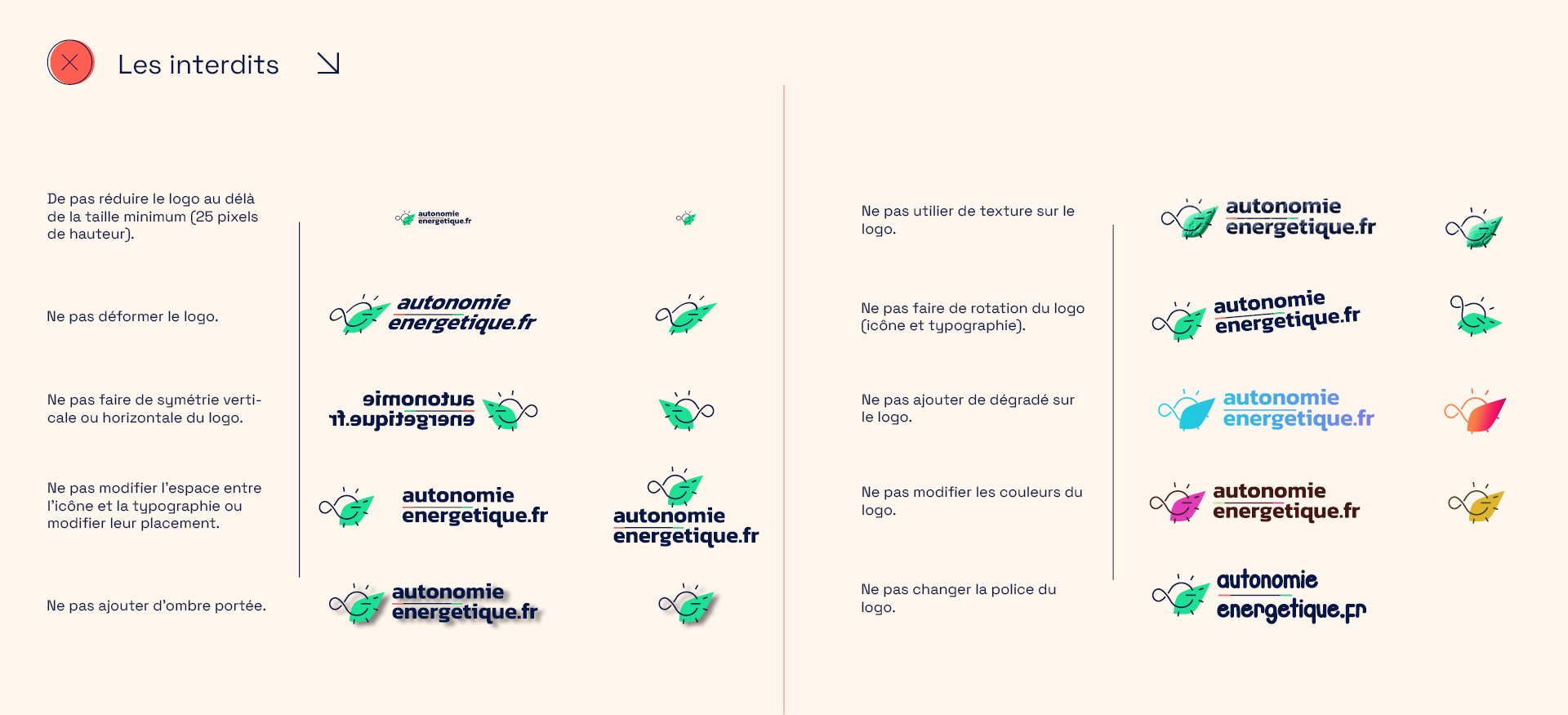 Autonomie énergétique - Visual brand / Website design