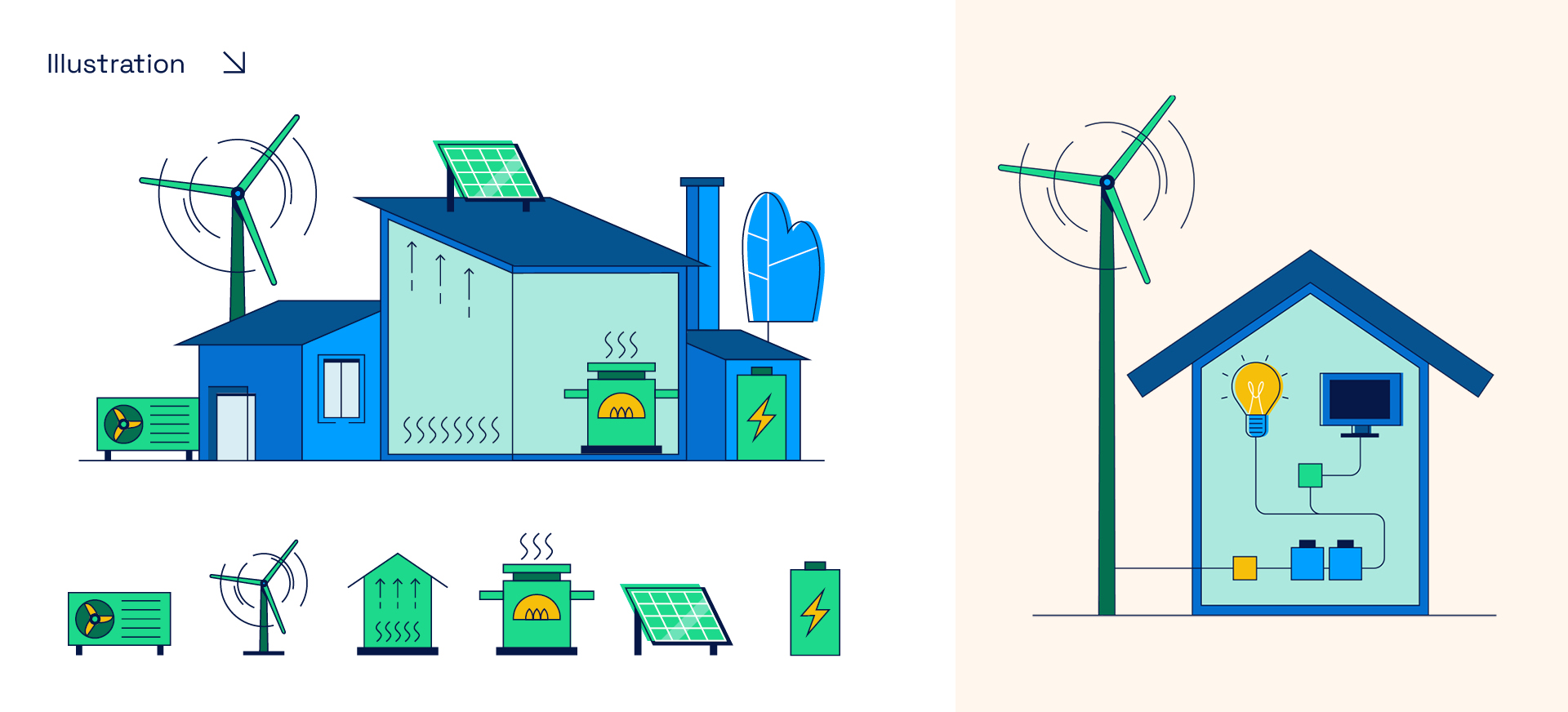 Autonomie énergétique - Visual brand / Website design