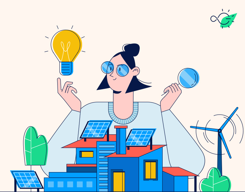 Autonomie énergétique - Visual brand / Website design
