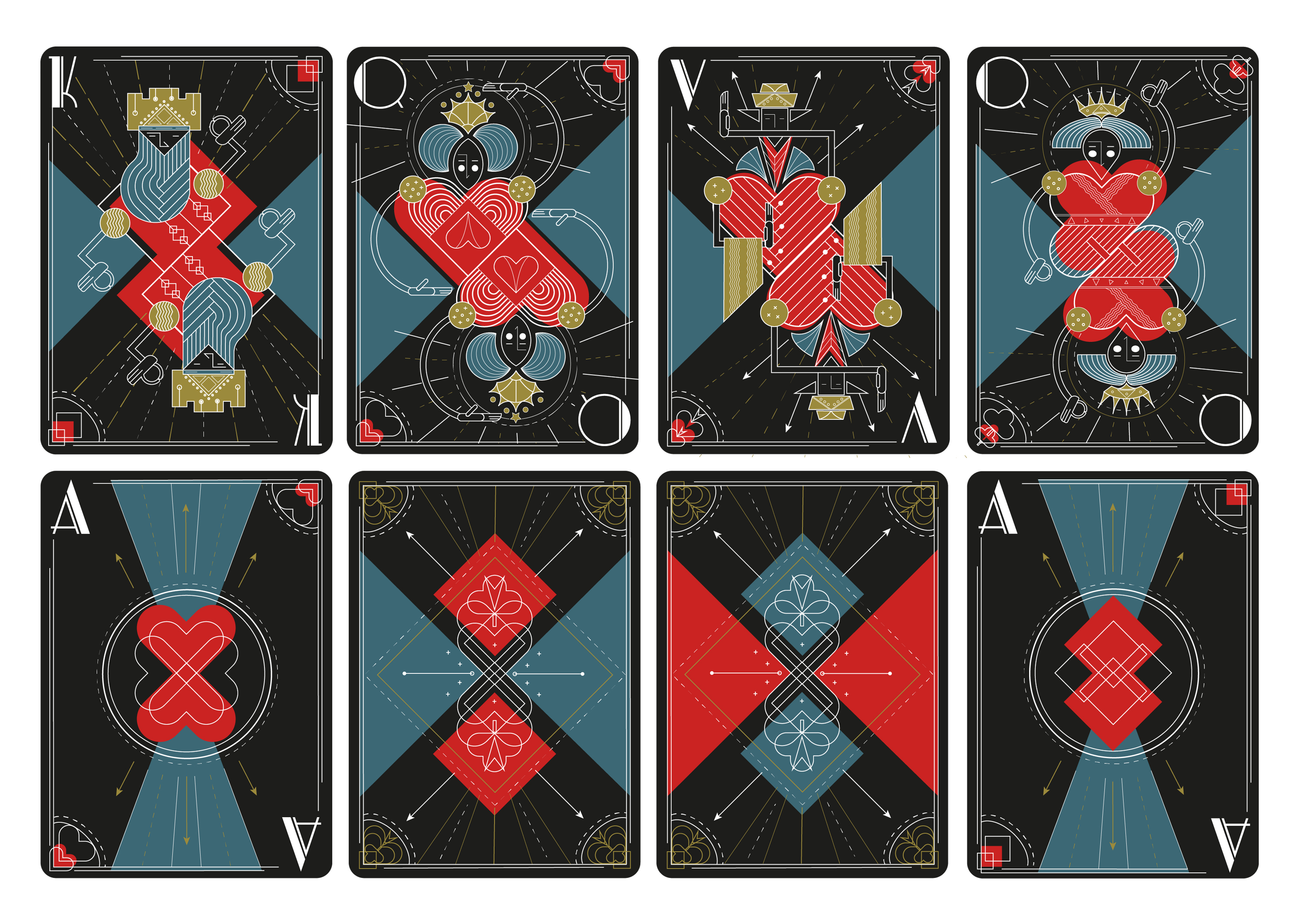 geometry cards design