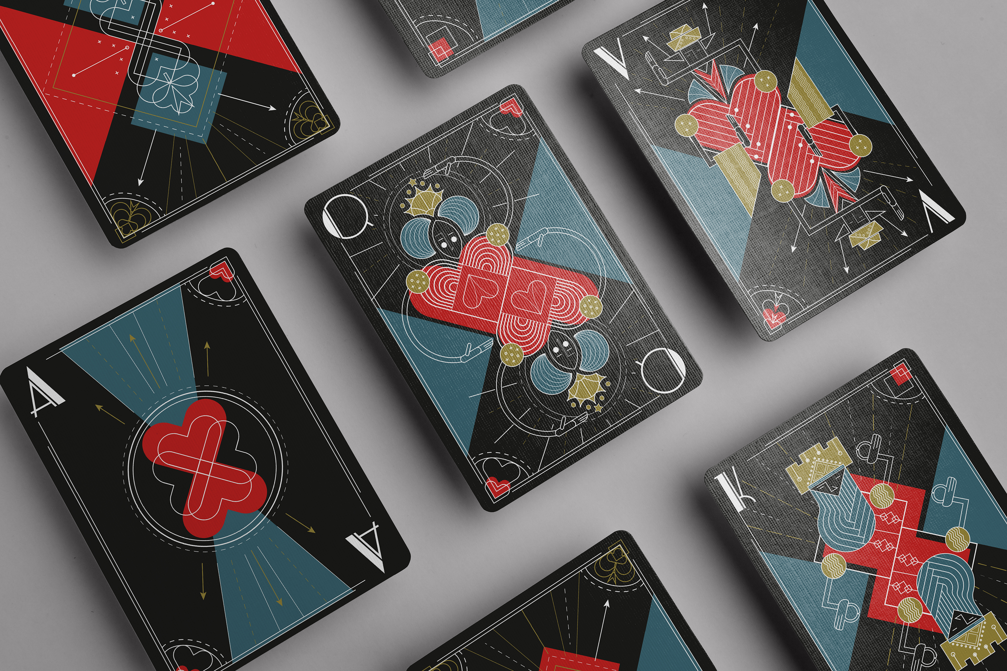 geometry cards design