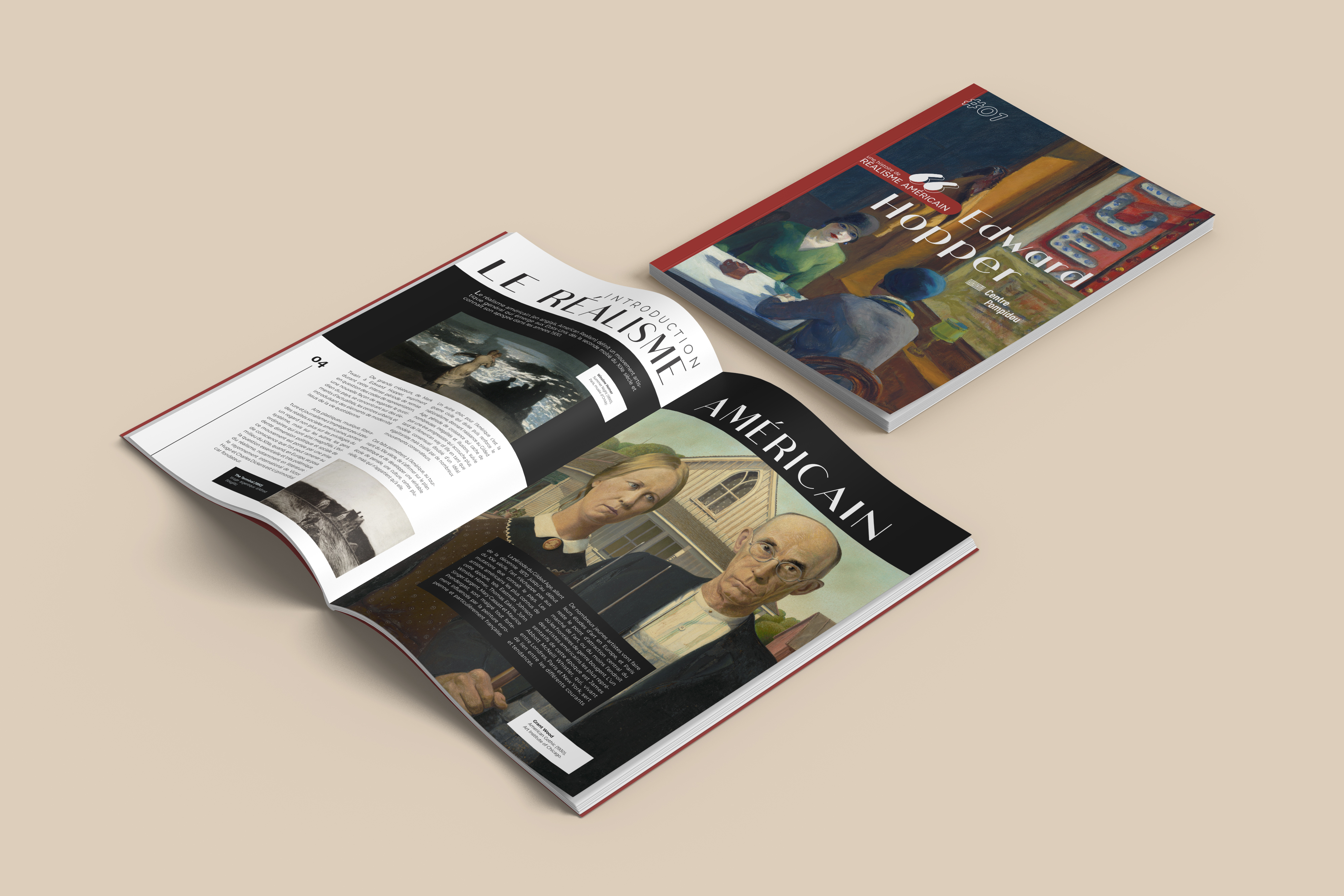 hopper magazine layout design