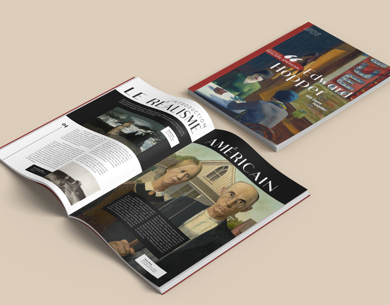 Hopper magazine layout design