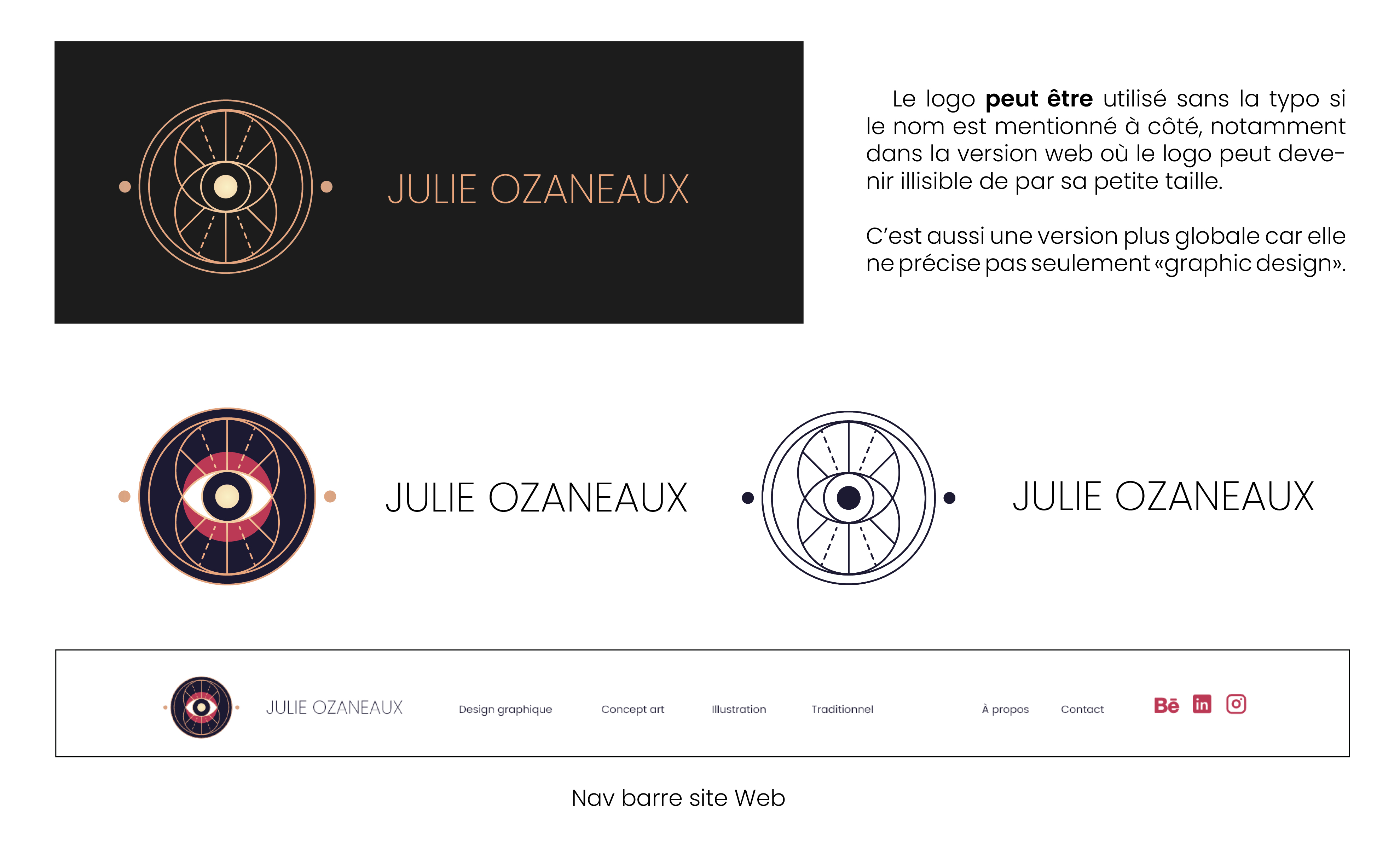 Logotype personal visual identity