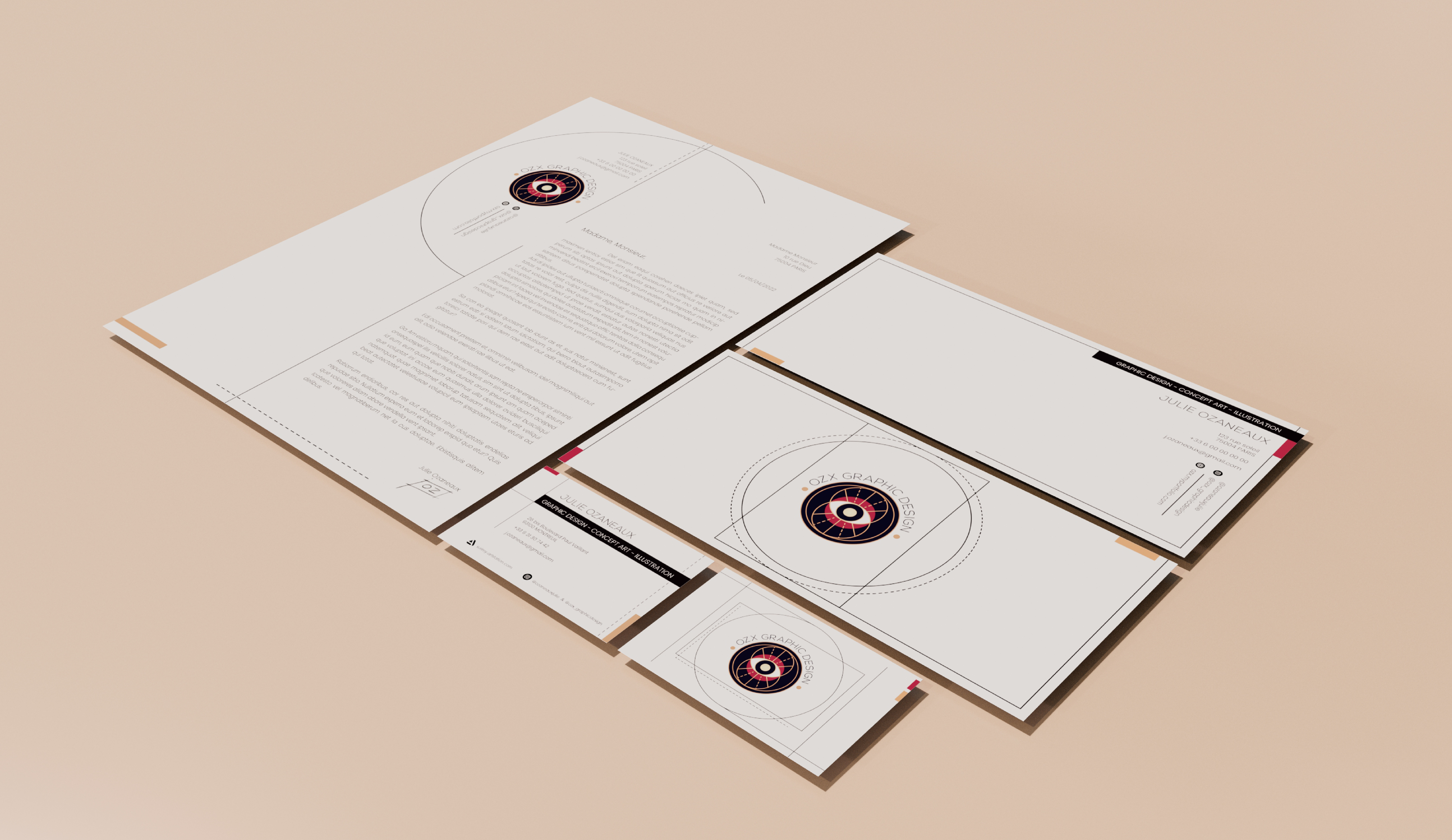 Logotype personal visual identity