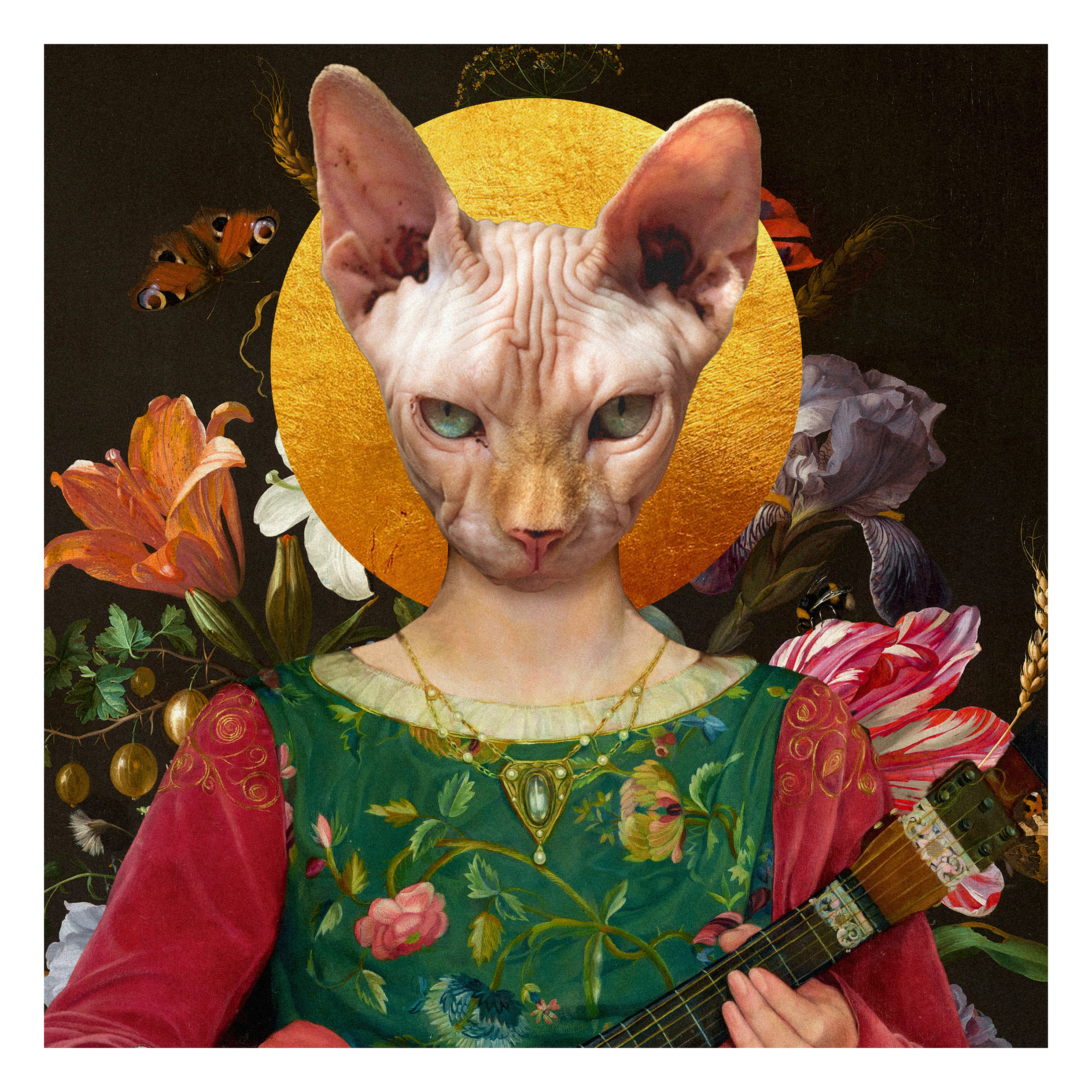 Sphinx collages design