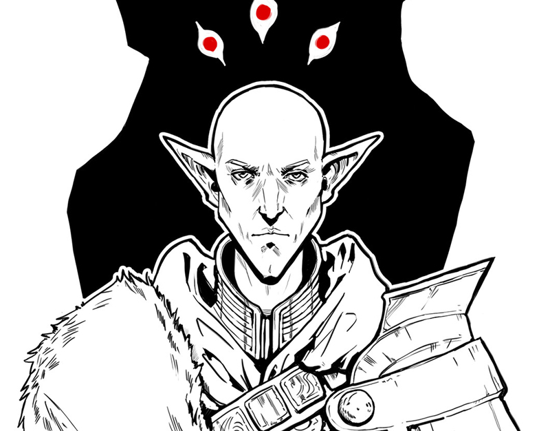 Solas - fanart digital art
