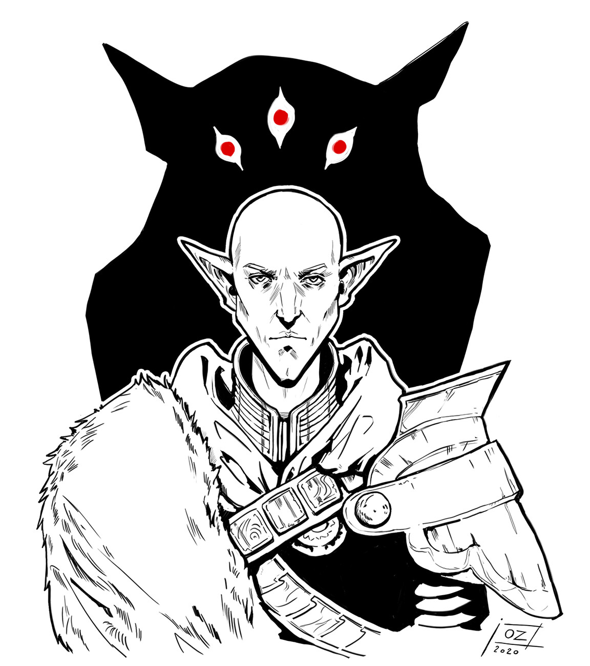 Solas - fanart digital painting