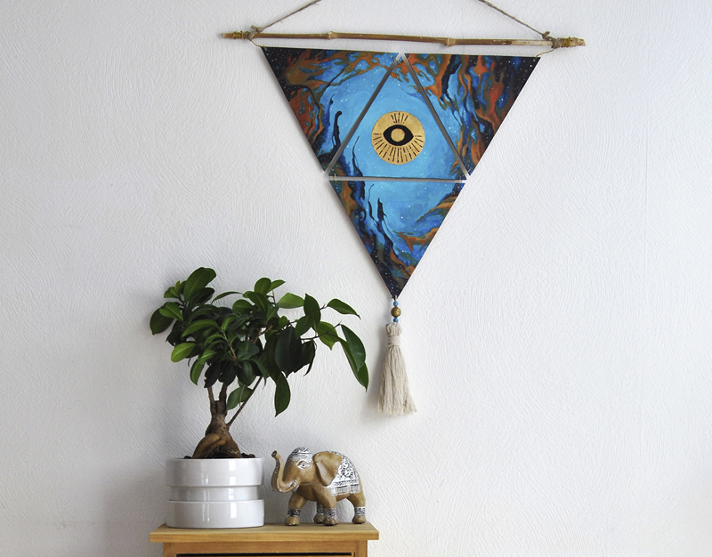 mobile art deco space art