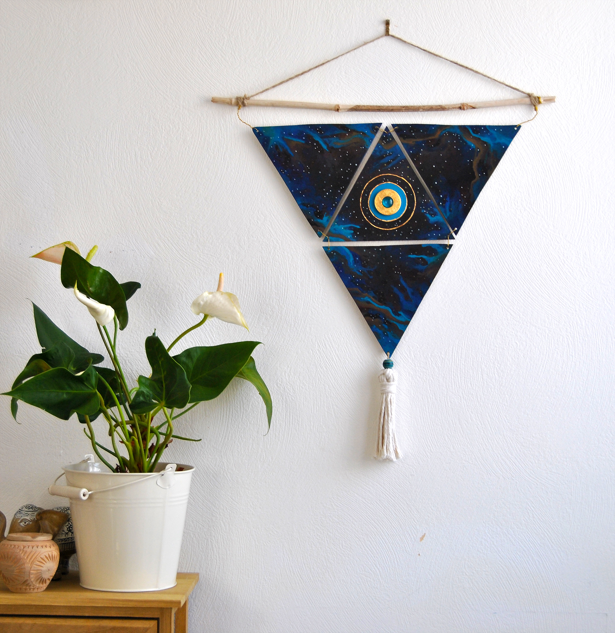 mobile art deco space art