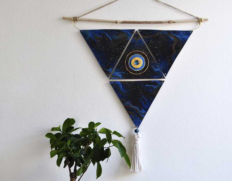 mobile art deco space art